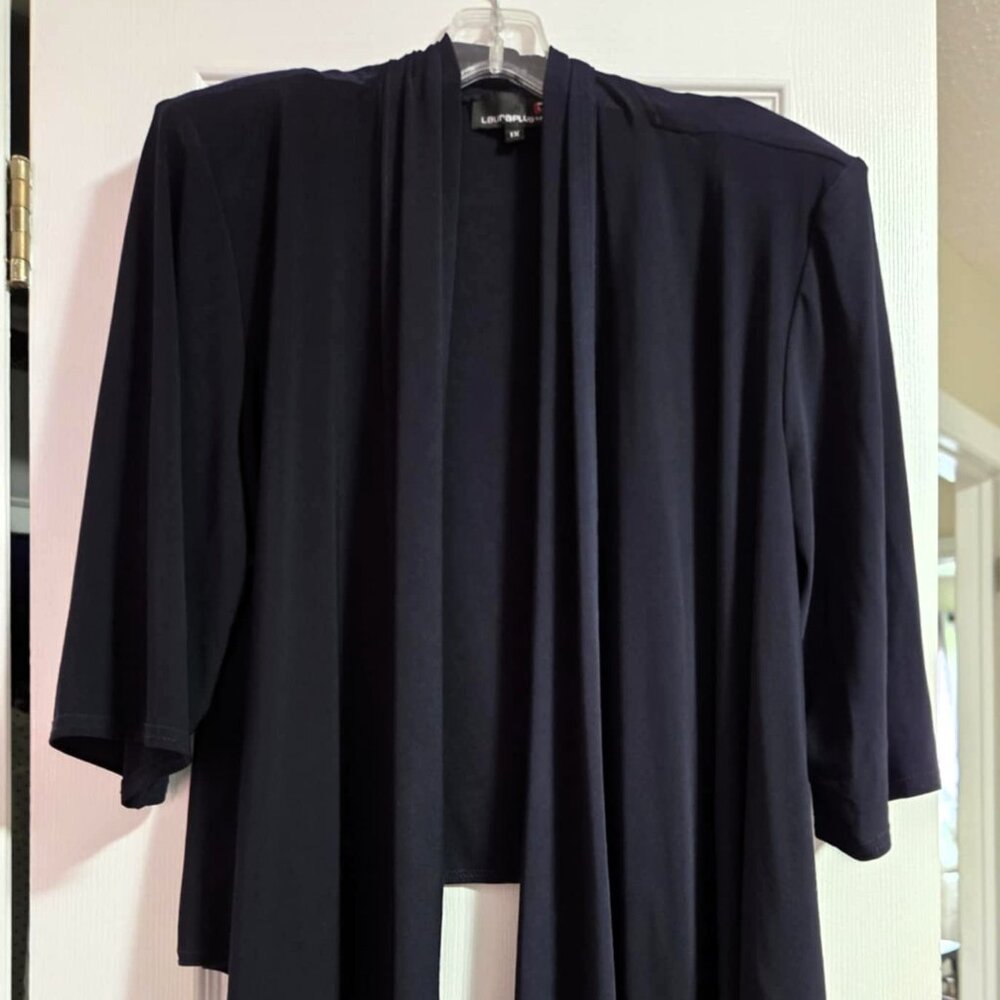 Navy Blue Laura Plus Jacket/Bolero